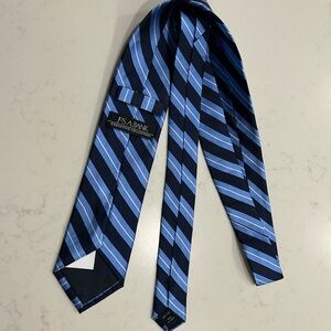 Jos. A. Bank Navy and Light Blue Striped Tie